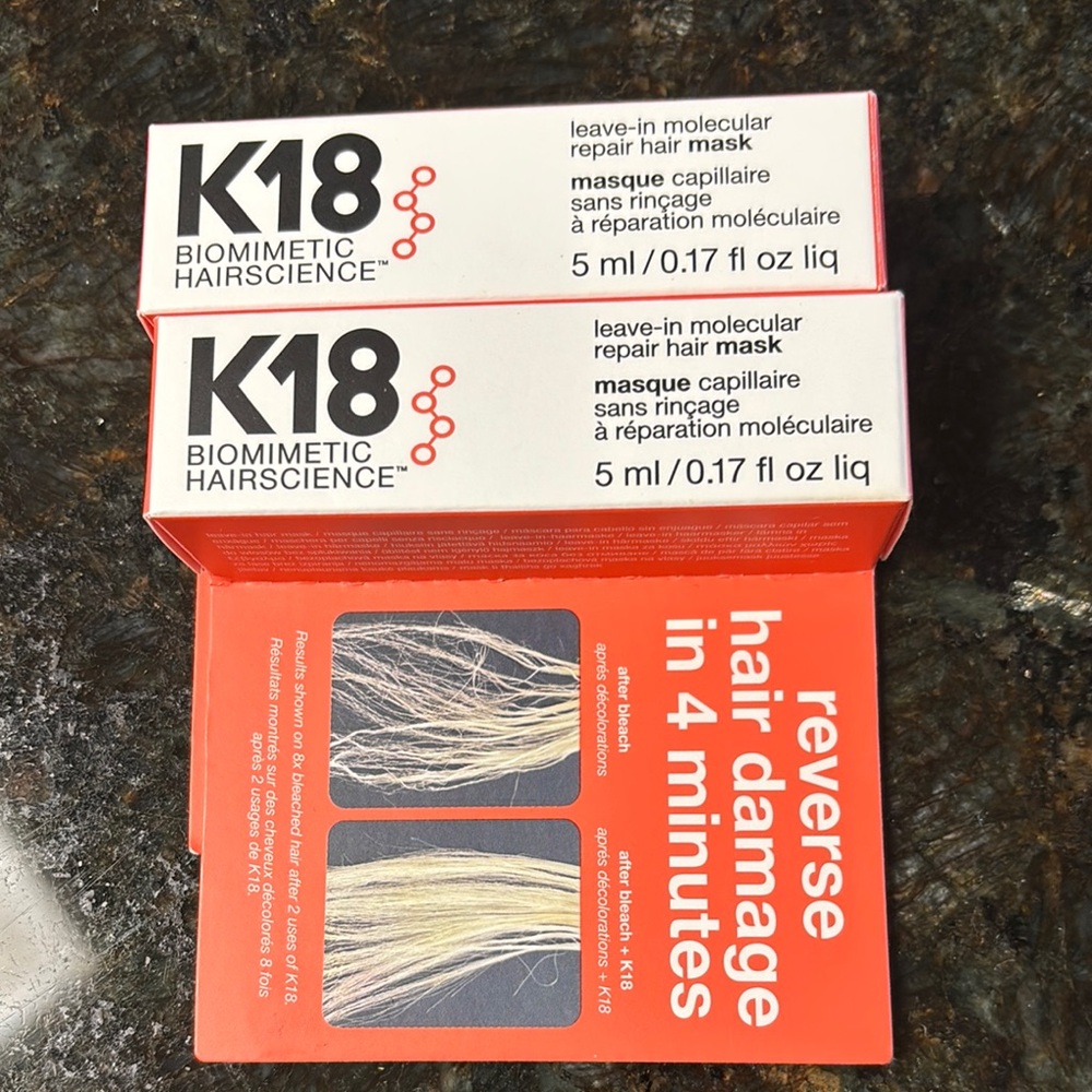 K18 Leave-In Molecular Repair Hair Mask 5 ml/0.17 oz.